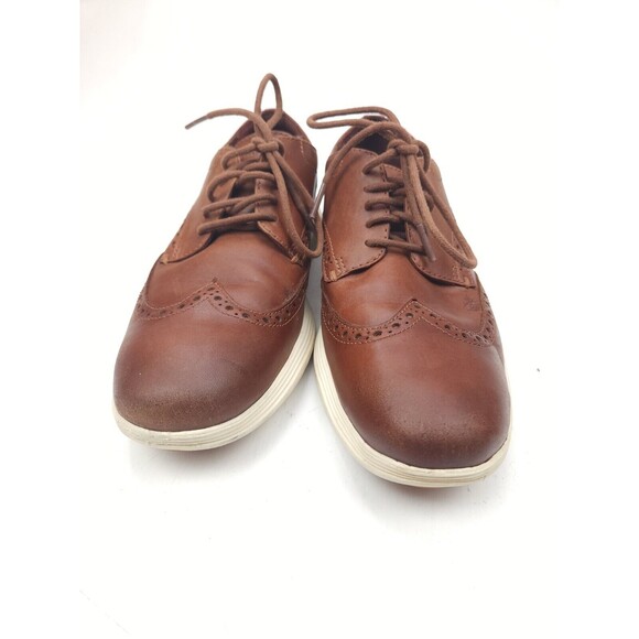 Cole Haan Grand OS Brown Wingtip Leather Dress Shoes C29414 Mens Size 7.5 M US - Picture 6 of 11